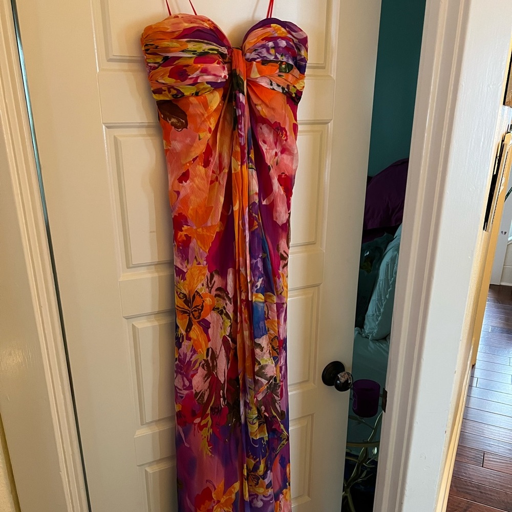Cache strapless dress